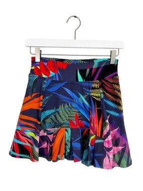 DonaJo Tropical Abstract Print Tennis Skirt Size 1 / Small